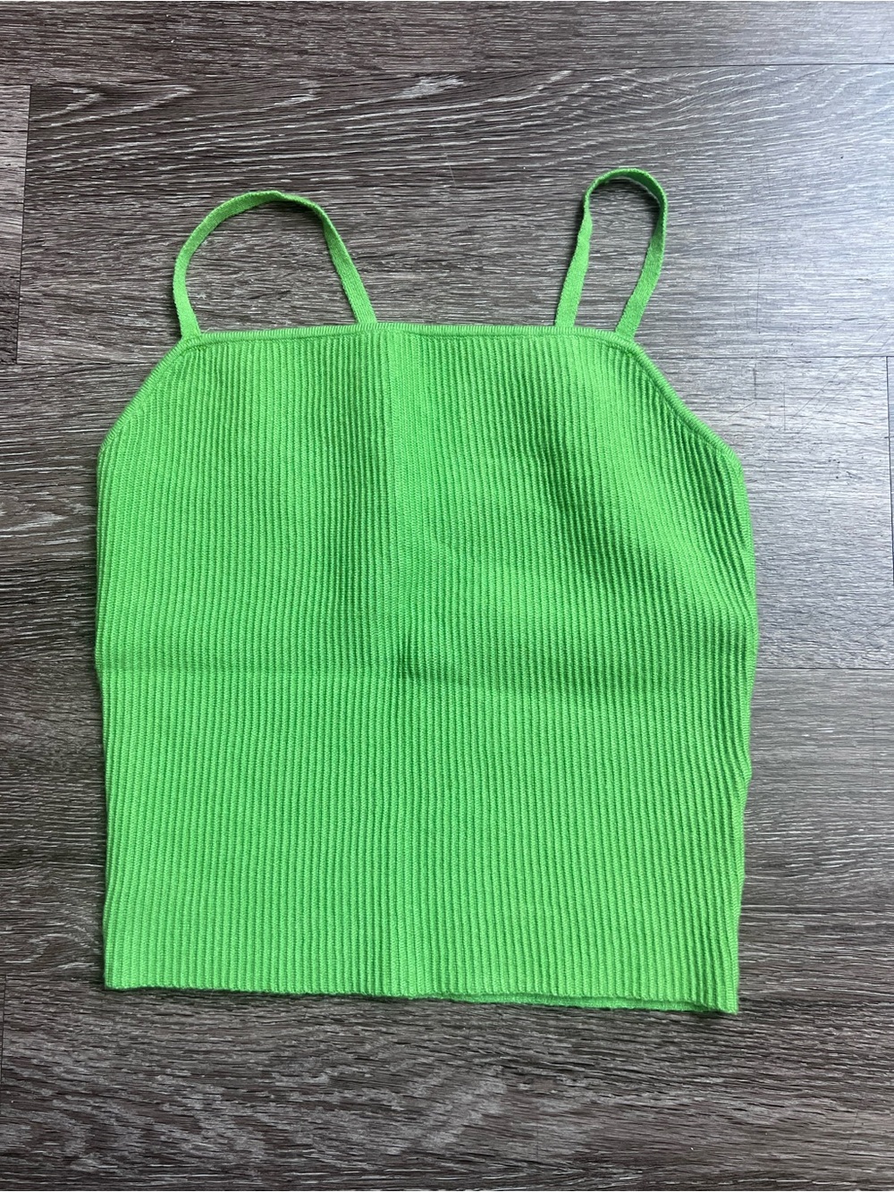 3/$21 LA Hearts neon green tank top cami